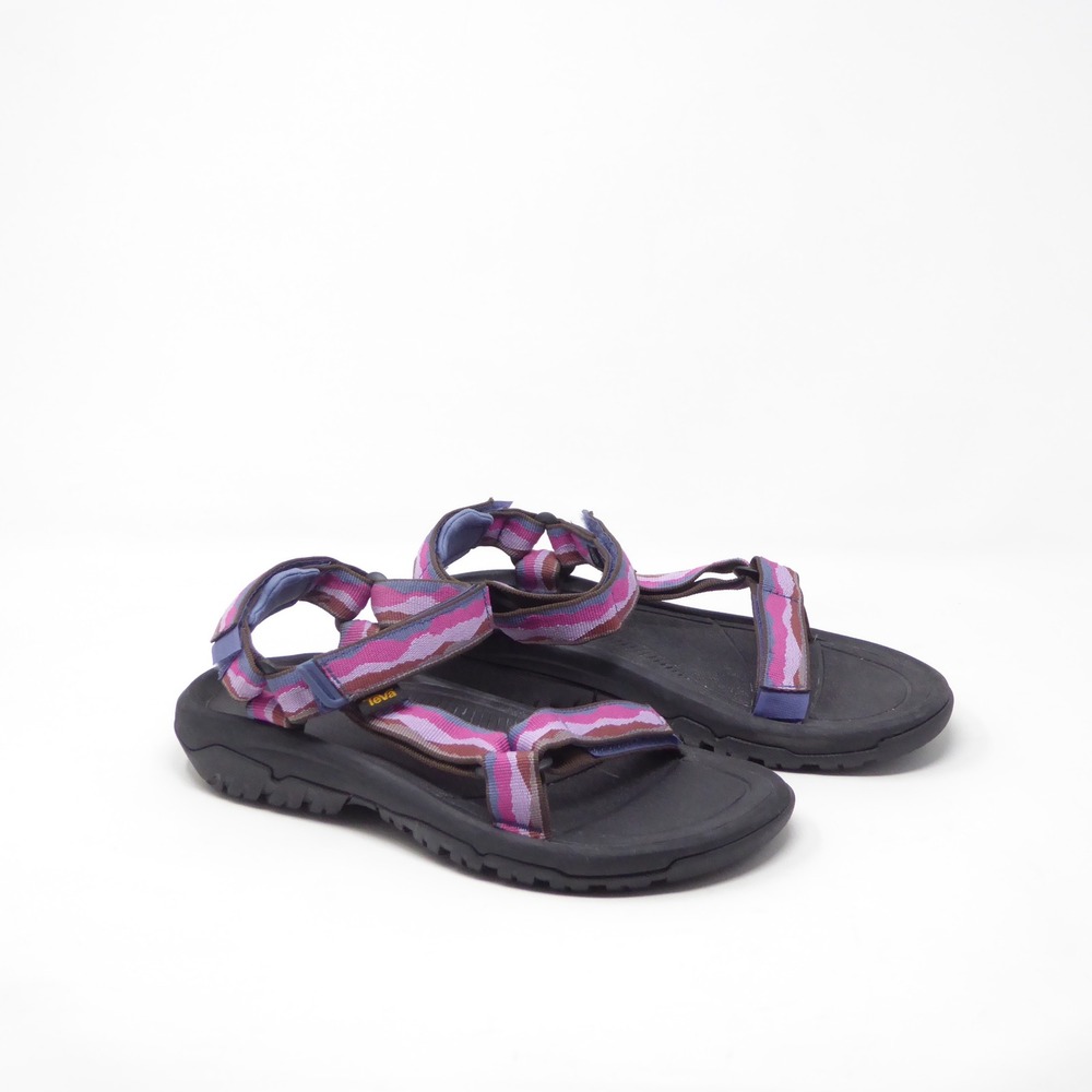 Teva Women Sandals Pink Purple Wave Pattern Hurricane XLT2 Sport Size 8